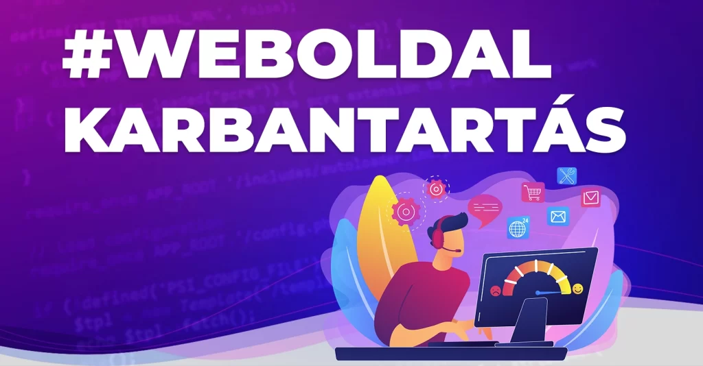 Weboldal karbantartás