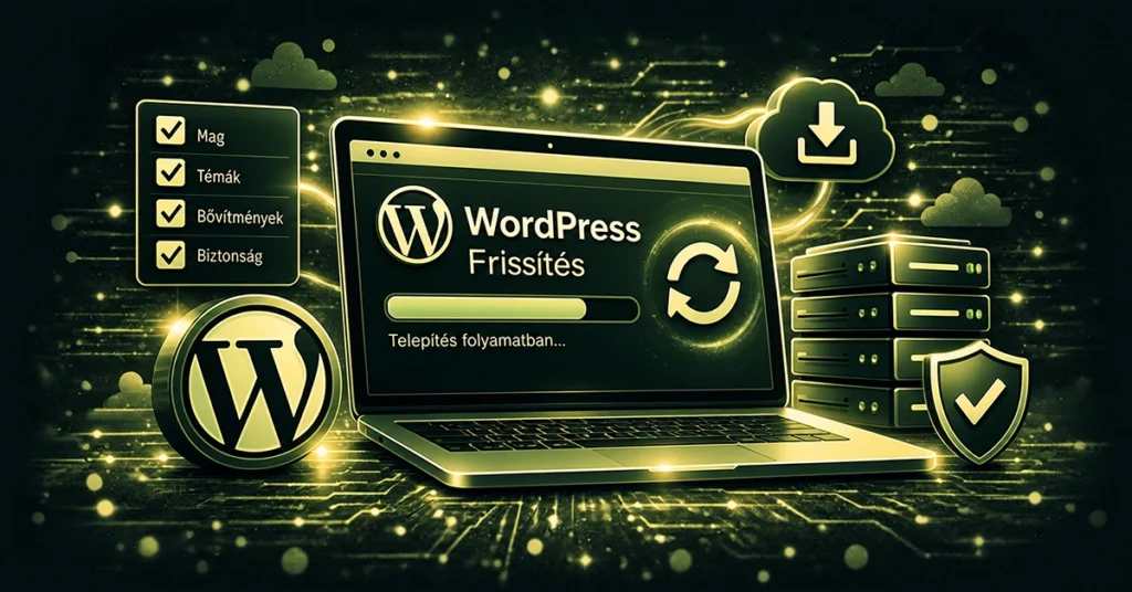 WordPress frissítés